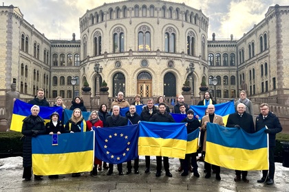 Видеообръщение на посланиците на страните членки на ЕС в Осло по повод навършването на 2 години от началото на войната в Украйна